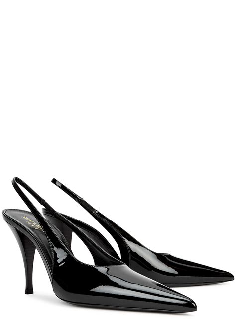 viper slingback pumps in patent leather 